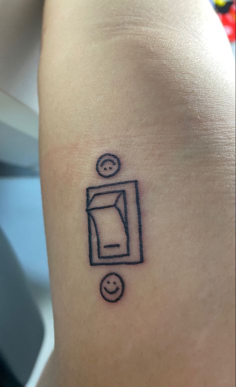 Pill Tattoo, Switch Tattoo, Therapy Tattoo, Cute Simple Tattoos, Typography Tattoo, Simple Tattoos For Guys, Simple Tattoo Designs, Wolf Tattoo Design, Weird Tattoos