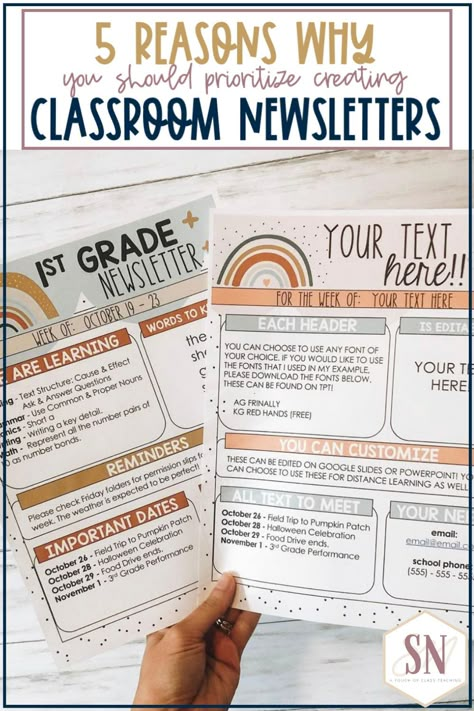 Kindergarten Newsletter Ideas, Classroom Parent Board, Staff Newsletter Ideas, Parent Newsletter Ideas, Counseling Newsletter Ideas, Free Newsletter Template, Daycare Newsletter Ideas, Work Newsletter Ideas, Classroom Newsletter Ideas