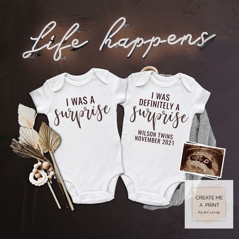 Life Happens Two Surprises Editable Twin Pregnancy Announcement, Surprise Twin Pregnancy, Digital Social Media Twin Pregnancy, You Edit #createmeaprint . . . . . . #pregnancyannouncement #babyannouncement #wearepregnant #weareexpecting #summerpregnancy #holidaypregnancy #easterpregnancy #springpregnancy #babyontheway #babyreveal #etsystore #etsyseller #etsyshop #etsysellerofinstagram #etsyshopsofinstagram #etsyshopownersofinstagram #etsylove #etsylovers #etsylover #etsyusa #etsyfinds #facebookp Pregnancy Announcement Surprise, Twin Pregnancy Reveal, Twin Baby Announcements, Twins Announcement, Twin Pregnancy Announcement, Pregnancy Announcement Template, Baby Announcement Pictures, Digital Pregnancy Announcement, Ultrasound Pictures