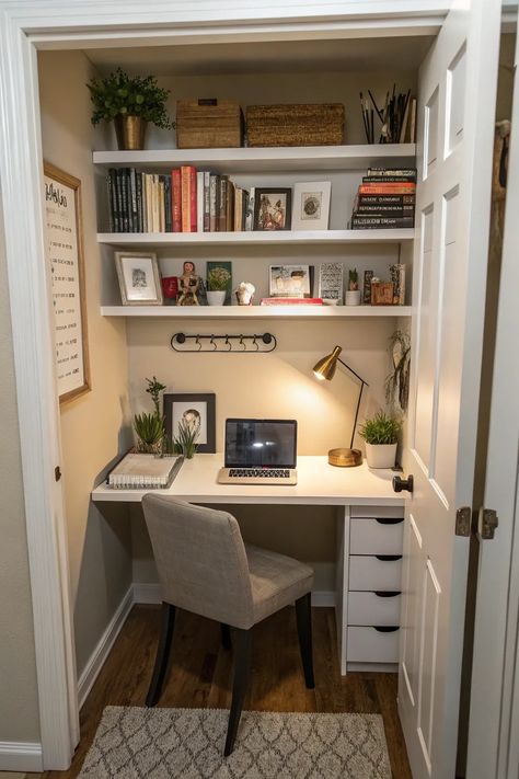 20+ Inspiring Small Home Office Ideas to Elevate Your Space Small Home Office Ideas, Desk Area, Desk Areas, Small Home Office, Home Office Ideas, Small Home, Office Ideas, Home Office, Desk