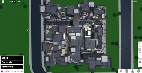 Bloxburg Tokyo City Layout, Bloxburg Tokyo City, Japanese City Layout, Japanese City Bloxburg, Bloxburg Cyberpunk City, Japanese Town Layout, Bloxburg City Ideas Layout Large Plot, New York Bloxburg City Layout, Tokyo Bloxburg