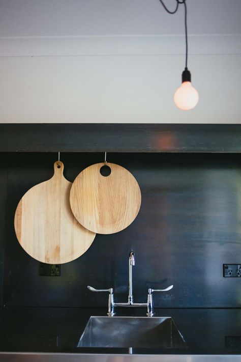 Auckland Kitchen by Studio106 | Remodelista Stainless Countertops, Replacing Kitchen Countertops, Stainless Steel Backsplash, Rustic Bedroom Furniture, Steel Backsplash, Diy Kitchen Countertops, Stainless Steel Counters, New Countertops, Stainless Steel Countertops