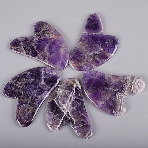 Gua Sha Facial, Natural Facial, Gua Sha, Facial, Amethyst, Trending Outfits, Unique Jewelry, Handmade Gifts, Clothes