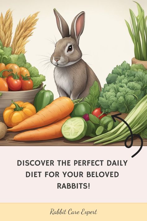 Discover the ultimate guide to Rabbit Diet 101! 🐇🥕 Learn what should rabbits eat daily and get insights into their basic diet. From fresh veggies to hay, we've got you covered with all the essential nutrition tips for your fluffy friends. Keep them healthy and hoppy with a balanced diet that supports their digestive system and overall well-being. Rabbit Diet Plan, Rabbit Pellets, Rabbit Diet, Young Rabbit, Rabbit Eating, Rabbit Care, Rabbit Food, Daily Diet, Digestive System