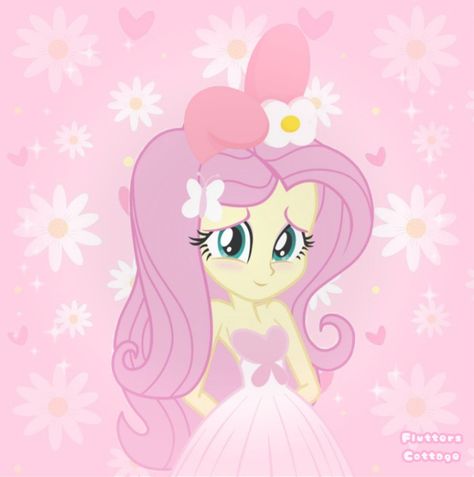 Fluttershy Human, Mlp Fluttershy, Flutter Shy, Preppy Pfp, Mlp Icons, Picsart Tutorial, My Lil Pony, Art Journal Therapy, My Little Pony Pictures