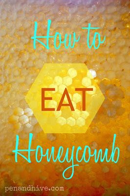 how to eat honeycomb Honeycomb Eating, Recipes Using Honeycomb, How To Eat Honeycomb, How To Use Honeycomb, Real Honeycomb, What To Do With Honeycomb, Raw Honeycomb, Honey Combs, Honeycomb Food