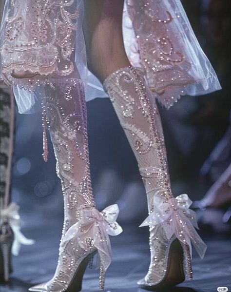 Fashion Retail Academy, Maximalist Coquette, Academy Design, Fairy Shoes, Fantasy Life, Lace Heels, Girly Shoes, Aesthetic Shoes, Elle Fanning