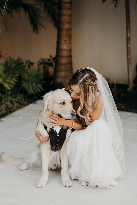 Wedding Portraits With Dog, Wedding Pictures Nature, Bride And Dog Wedding Photos, Wedding Dog Pictures, Wedding Photo With Dog, First Look With Dog, Wedding Photos With Dogs, Dog Wedding Pictures, Dog Wedding Ideas