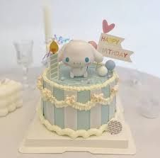 Cinamoroll Pastel, Cinnamon Roll Cake Sanrio, Cinnamonroll Sanrio Cake, Cinnamoroll Cake Birthday, Cinnamon Roll Birthday Cake, Sanrio Cake Birthday, Cinamoroll Cake, Cinnamoroll Cake, Cinnamoroll Birthday