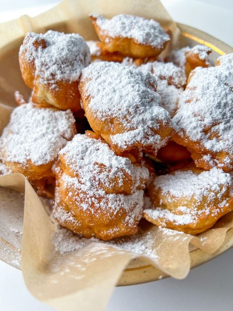 Bulgarian Fried Dough - The Modern Nonna Phyllo Feta, Fried Dough Recipe, Chopped Sandwich, The Modern Nonna, Modern Nonna, Feta Pie, Wood Oven Pizza, Breakfast Cakes, Easy Gingerbread Cookies