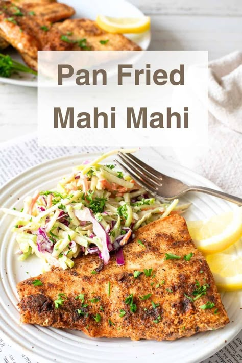 Pan Fried Mahi Mahi, Breaded Mahi Mahi Recipes, Pan Fried Mahi Mahi Recipes, Fried Mahi Mahi Recipes, Fried Mahi Mahi, Grilled Blackened Chicken, Easy Tomato Pie, Authentic Gumbo, Air Fryer Catfish