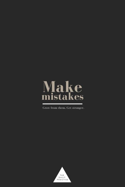 Growing From Mistakes Quotes, Mistakes Tattoo, Strengthen Your Mind, Throbbing Headache, Learning And Growing, Unwanted Hair Growth, How To Become Successful, Healthy Life Hacks, Girl Energy