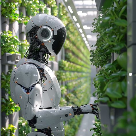 🌿🚀 The future of agriculture with AI! 🌿 In 2024, artificial intelligence (AI) is revolutionizing agriculture, especially in regions like the UAE where climatic constraints push farmers to adopt modern technologies. AI is transforming the way we grow and manage crops by: 1️⃣ Analyzing growth conditions (temperature, humidity, CO2 levels, lighting). 2️⃣ Managing irrigation, nutrient delivery, and lighting for optimal efficiency and yield. 3️⃣ Forecasting crop yields to improve harvest planni... Future Agriculture, Agriculture Technology, Technology In Agriculture, Smart Garden, Modern Technology, Agriculture, Farmer, Technology