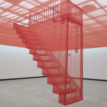 Suspended Staircase, Small Home Renovation, Do Ho Suh, Office Light, Hayward Gallery, Escalier Design, Stair Case, Attic Renovation, Attic Remodel