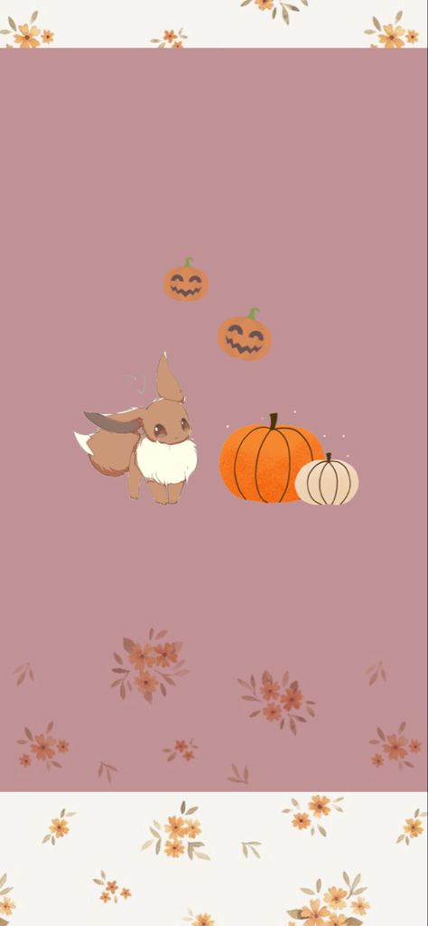 Lock screen Eevee Phone Wallpaper, Halloween Wallpaper Pokemon, Pokémon Halloween Wallpaper, Autumn Pokemon Wallpaper, Pokemon Fall Wallpaper, Fall Pokemon Wallpaper, Pokemon Wallpaper Phone, Pokemon Lock Screen, Christmas Phone Backgrounds