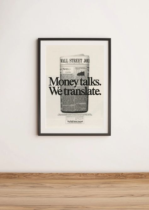 Elevate your financial mindset with this empowering wall art dedicated to the significance of money. An artistic blend of financial symbols and motivational quotes, it inspires a prosperous mindset and wise financial decisions. Let this art piece serve as a constant reminder of the value of money and the possibilities it holds. Ideal for personal finance enthusiasts, entrepreneurs, or anyone seeking financial success. Money Talks We Translate, Modern Man Cave, Music Room Art, Money Poster, Avengers Coloring, Wealth Quotes, Financial Motivation, Manly Decor, Own Language