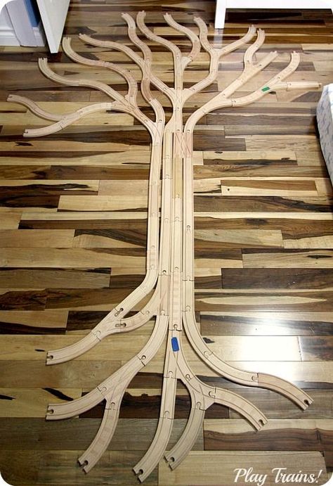 Tree Activities For Kids, Tree Activities, Trees For Kids, Alphabet Train, About Trees, Wooden Train Track, Tree Study, Creative Curriculum, Train Activities