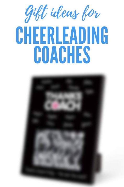 The ultimate list of gift ideas for cheerleading coaches! Find gifts for all coaches, no matter what age they are, which level they coach or how long they have coached. Tap the link to see all ideas and where to get them! https://www.thecheerbuzz.com/20-gift-ideas-for-cheerleading-coaches/ Cheer Coach Gifts End Of Year, Coaches Gifts Cheerleading, Elementary Cheer Coach, Coaches Gift Ideas, High School Cheer Coach, Head Cheer Coach, Cheerleading Tips, List Of Gift Ideas, Cheer Coach Gifts