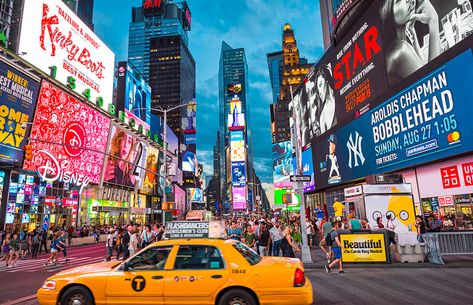 Getting Broadway Tickets Broadway Shows in New York City | Frommer's Aroldis Chapman, Broadway Tickets, Street Festival, Night Out On The Town, Out On The Town, Night Life, Acrylic Paint, Cityscape, Broadway