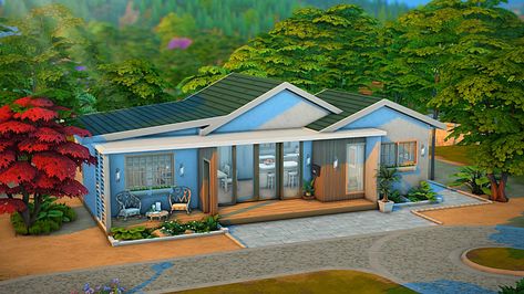 Sims 4 Patio, Mt Komorebi, Sims4 Houses, Home The Sims 4, Snowy Escape, Architecture Drawing Plan, Sims 4 House Plans, Sims 4 House Building, Sims Building