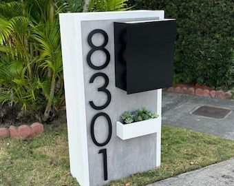 Modern Styled Mailboxes for a Home - Etsy