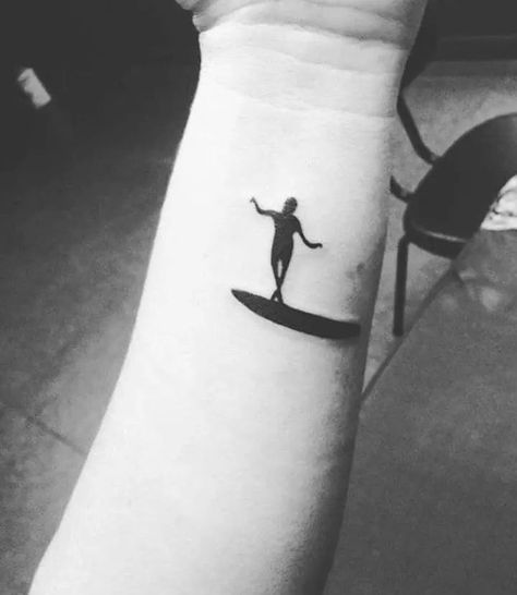 Surfer Tattoo Ideas, Surf Tattoo Ideas, Surfing Tattoos, Surfboard Tattoo, Wave Quote, Surfing Tattoo, Surf Tattoos, Tattoo Waves, Martin Tattoo