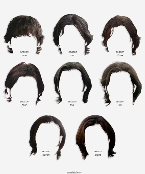 Sam Winchester Haircut evolution | Sam Winchester's hair evolution ... Sam Winchester Hair, Sammy Supernatural, Funny Supernatural, Chick Flick, John Winchester, Supernatural Sam, Sam Dean, Winchester Boys, Supernatural Memes