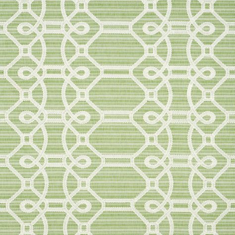 Ziz Embroidery - Green Fabric | Schumacher The Sophisticate, Embroidery Green, Green Fabrics, Flame Test, Trellis Wallpaper, Waverly Fabric, Schumacher Fabric, Trellis Pattern, Cotton Blend Fabric