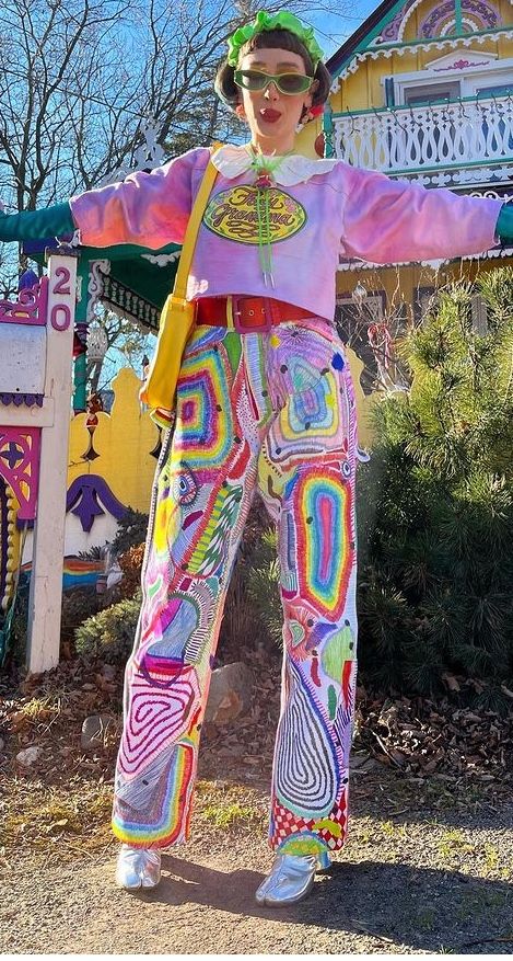 Trippy Festival Outfits, Acidwave Aesthetic Outfit, Kooky Fashion, Spongebob Costumes, Acid Design, Raver Outfits, Decora Fashion, Trippy Clothes, Fashion Jobs