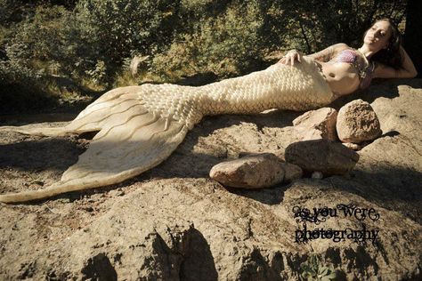 Golden Mermaid - Tail by Fishbutts Real Mermaids, Mermaid Tails, Mermaid Tail, Front Page, Garden Sculpture, Mermaid, Fish, High Quality, Animals