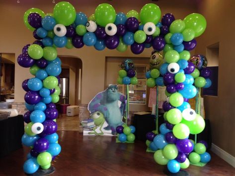 Monster University Birthday Decorations, Monsters University Birthday Party Ideas Decoration, Monsters Inc Birthday Party Balloons, Monsters Inc University Party, Monsters Inc Balloons, Monsters Inc Balloon Arch, Monsters Inc Birthday Decorations, Monsters Inc Birthday Party Decorations, Monsters Inc Balloon Garland