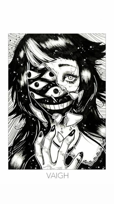 Japanese Horror, Japon Illustration, 다크 판타지, Junji Ito, Dark Art Illustrations, Creepy Art, Arte Fantasy, Scary Art, 영감을 주는 캐릭터