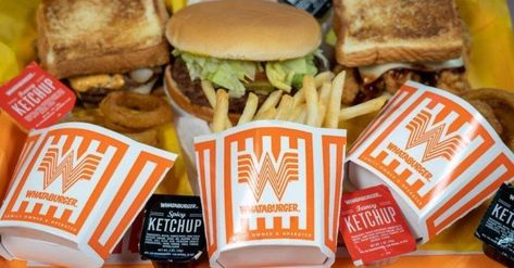 The Untold Truth Of Whataburger Krystal Restaurant, What A Burger, Spicy Ketchup, Honey Bbq Chicken, Fast Food Restaurants, Big Burgers, Spring Menu, Chicken And Biscuits, Fast Food Chains