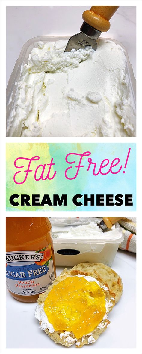 Fat Free Yogurt Recipes, Cream Cheese Substitute, Homemade Cheeses, Fat Free Recipes, Smart Points Recipes, Weight Watchers Recipes Desserts, Low Fat Cheese, Make Cream Cheese, Greek Yogurt Recipes