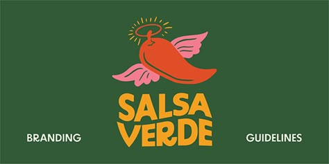 Food Work, Food Boxes, Food Logo Design, Illustration Branding, Logo Project, Food Logo, Branding Inspo, Salsa Verde, Logo Food