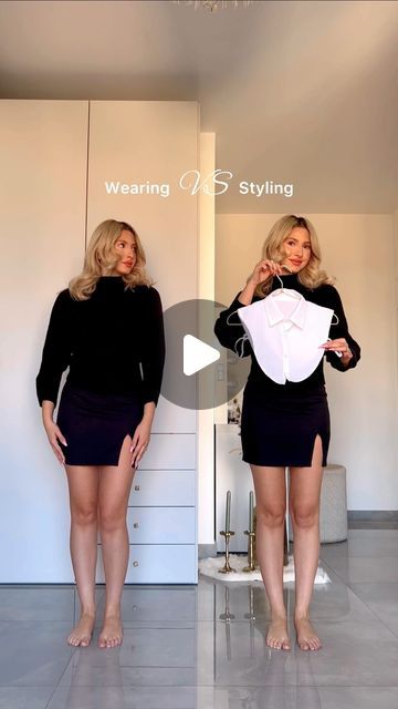 Shacket Dress Outfit Women, Wear Vs Style, Wearing Vs Styling Clothes, Wearing Vs Styling, Wearing Vs Styling Outfits, Fashion Tutorial, Dress Images, Versatile Outfits, Clothing Hacks