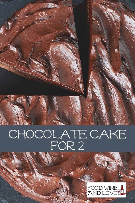 Delicious Chocolate Cake For Two #chocolate #cake #recipe #yummy #romantic #easy