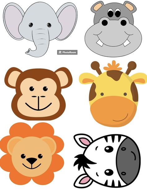 Jungle Activities For Kids, Safari Diy Decorations, Safari Animals Printables, Safari Kids Crafts, Jungle Animals Printable, Animal Classroom, Giraffe Crafts, Jungle Theme Classroom, Preschool Classroom Decor