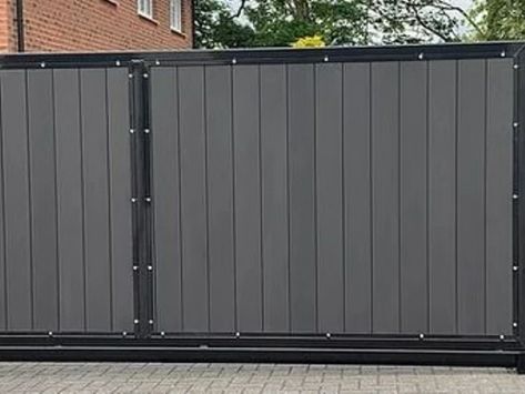 Composite Gates, Plastic Fencing, Fencing And Gates, Composite Fencing, Fence Post Caps, Wpc Decking, Concrete Posts, Gate Ideas, Fencing Material