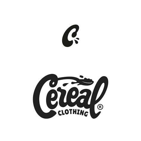 Cereal Logo Design, Mcdonalds Branding, Cereal Branding, Clothing Logo Inspiration, Cereal Logo, Cereal Logos, Fun Logos, Cereal Brands, Perspective Drawing Architecture