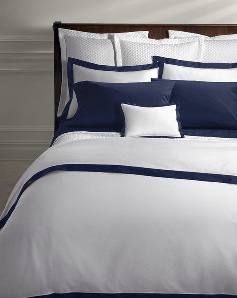 Ralph Lauren Bedroom, Ralph Lauren Bedding, Soft Bedding, Sateen Sheets, White Bedroom, Ralph Lauren Home, Queen Duvet, Aesthetic Bedroom, California King