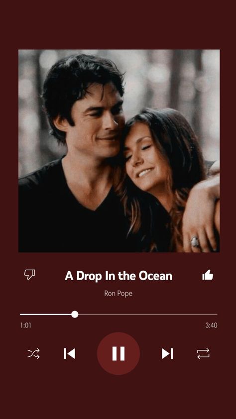 A Drop In The Ocean Tvd, Songs Suggestions, Damon Y Elena, Ron Pope, Belle Wedding Dresses, Damon Elena, Damon And Elena, Vampire Diaries Wallpaper, Song Suggestions