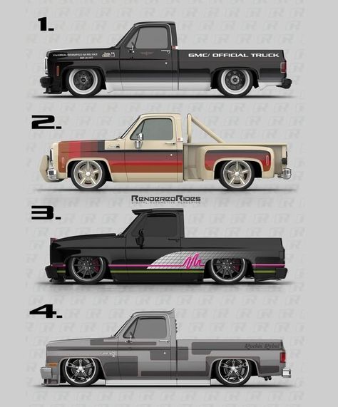 Mid Size Trucks, C 10 Chevy Trucks, S10 Truck Ideas, 86 Chevy Truck, S10 Truck, Chevy Stepside, Lowrider Trucks, Dropped Trucks, Sport Truck