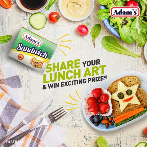 Hey Moms! Participate in #LunchWithAdams contest and win exciting prizes. The steps of the contest are mentioned at https://bit.ly/31Ohvrs. 5 lucky winners will receive free giveaways!  #AdamsMilkFoods #BackToSchool #EatReal # LunchWithAdams Food Giveaway Poster, School Design Ideas, Food Giveaways, Back To School Design, Ad Layout, Free Giveaways, Food Contest, Bakery Packaging, Food Poster Design