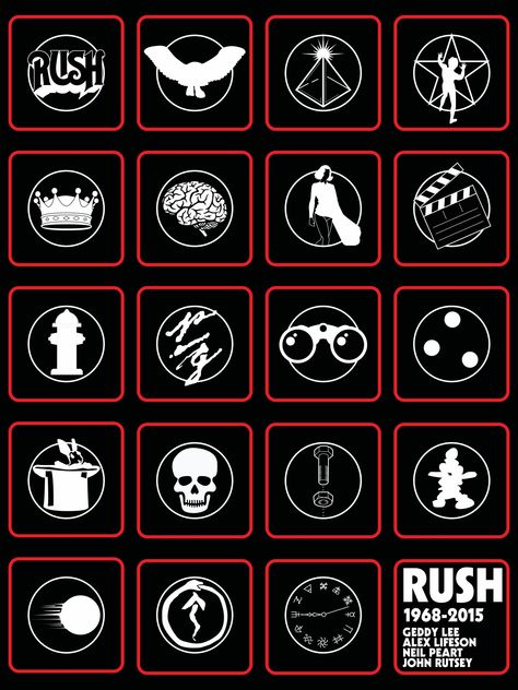 Rush Band Tattoo, Rush Tattoo, Rush Albums, Rush Band, Alex Lifeson, Bike Tattoos, Neil Peart, The Rush, Music Tattoos