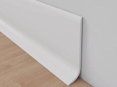 NOVORODAPIE® SEMIFLEX by EMAC Italia Pvc Skirting, Modern Baseboards, Floor Skirting, Pvc Skirt, Vinyl Skirting, Skirting Boards, Cool Curtains, Baseboards, Curtains With Blinds