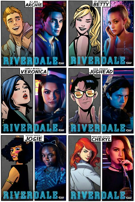 Riverdale vs Archie Comics | I like that the actors actually look similar to how their characters are supposed to look. Riverdale Comics, Riverdale Wallpaper Iphone, Riverdale Series, Archie Comics Riverdale, Riverdale Cw, Riverdale Characters, Bughead Riverdale, Riverdale Aesthetic, Riverdale Funny