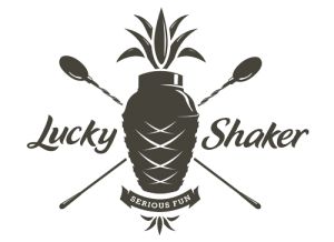 Lucky Shaker Cocktail Bar - Durban, South Africa. Cocktail Shaker Tattoo, Bartenders Photography, Mixology Bar, Vintage Cocktails, Bar Artwork, Cocktail Illustration, Small Tats, Durban South Africa, Bar Logo