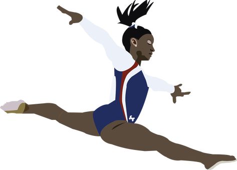 Illustration of Simone Biles in RedBubble. Click for more products! #gymnast #gymnastics #olympics #simonebiles #usateam #sports #sticker #art #digitalart #illustrator #illustration #tshirt Simone Biles Drawing, Gymnast Illustration, Gymnastics Pfp, Gym Pfp, Gymnastics Illustration, Gymnastics Clipart, Simone Biles Gymnastics, Core Water, Gymnastics Olympics