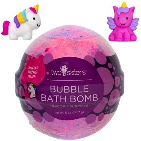 Unicorn Bubble Bath Bomb for Kids with Surprise Unicorn Squishy Toy Inside by Two Sisters Spa. Large 99% Natural Fizzy in Gift Box. Moisturizes Sensitive Skin. Releases Color, Scent, Bubbles Check more at https://thecoolture.com/unicorn-bubble-bath-bomb-for-kids-with-surprise-unicorn-squishy-toy-inside-by-two-sisters-spa-large-99-natural-fizzy-in-gift-box-moisturizes-sensitive-skin-releases-color-scent-bubbles/ Bath Bomb For Kids, Unicorn Surprise, Bubble Bath Bomb, Birthday Haul, Colored Sugar, Beauty Gift Card, Dragon Toys, Dry Sensitive Skin, Two Sisters